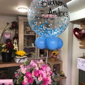 Globo Burbuja Personalizado "Bienvenido"