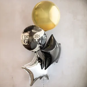 Arreglo de Globos "Congrats Grad"